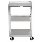 Stainless Steel Mobile Cart - 3 Shelves