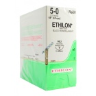 1666H Suture 5-0 Ethilon 18" Black Mono PS-2 - Expired