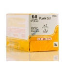 770G Suture 6-0 Gut Plain 18" YLW Tan Virtual Mono G-1 Double Armed
