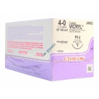 J496G Suture 4-0 Coated Vicryl 18" Undyed Braided PS-2 - Box of 12