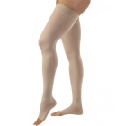 Jobst Relief 30-40 Thigh High Open Toe Beige Stockings