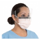Halyard Health Face Mask with Earloop and Visor - Orange