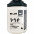 Sani-Cloth AF3 Germicidal Wipe -6" x 6-3/4" - Canister of 160 Wipes