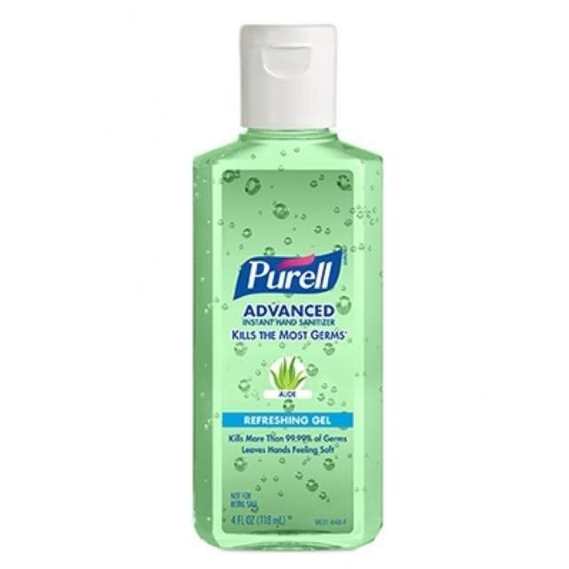 Purell Advanced Instand Hand Sanitizer with Aloe - 4 oz Bottle