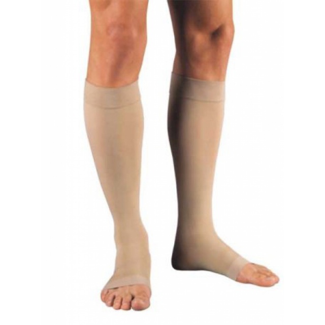 Jobst Relief 20-30 Knee High Open Toe Beige Stockings X-Large