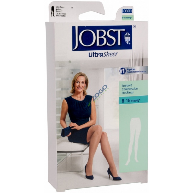 Jobst Ultrasheer 8-15 Waist High Support Stockings