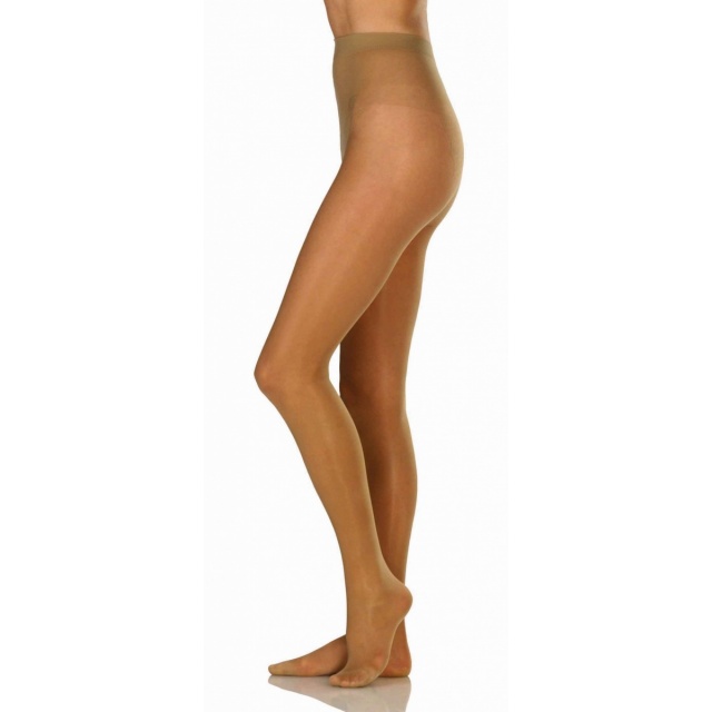 Jobst Ultrasheer 15-20 Closed Toe Suntan Moderate Compression Pantyhose Stockings - Small
