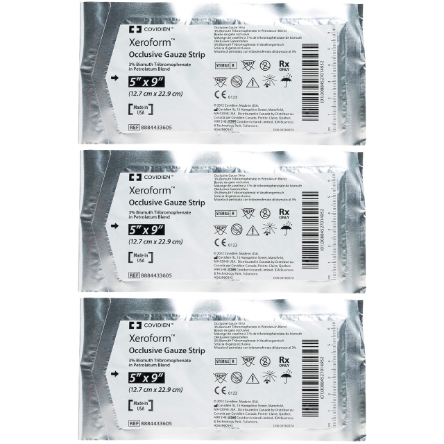 Xeroform Occlusive Petrolatum Gauze Dressing 5
