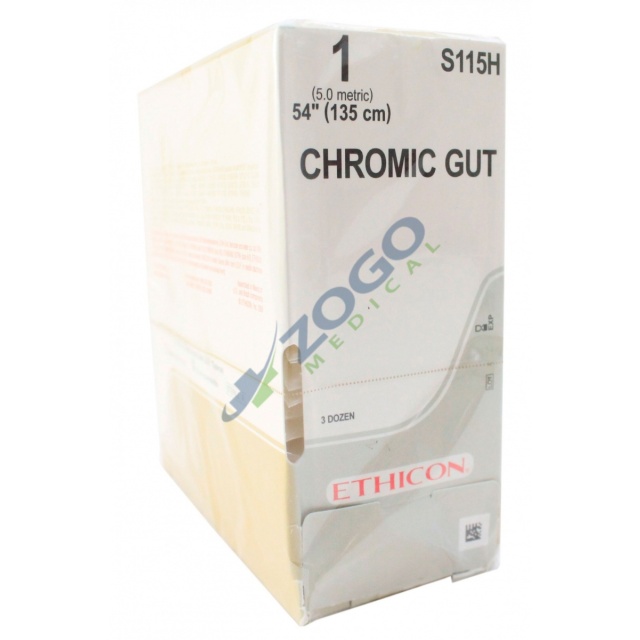 S115H Suture 1 Gut Chromic 54