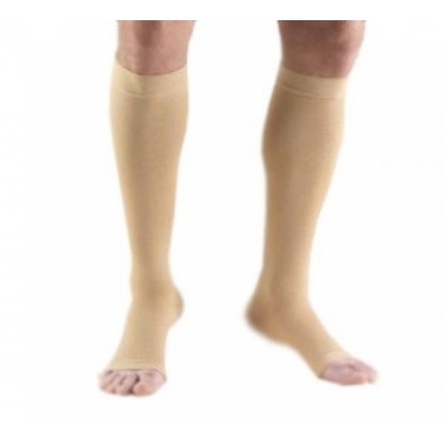 Truform Stockings, 30-40Mmhg, Below Knee, Open Toe
