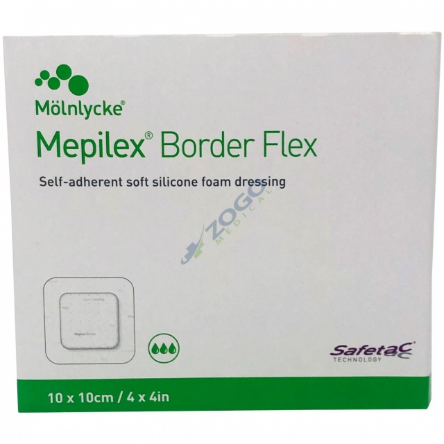Mepilex Border Flex Foam Dressings 4" x 4"
