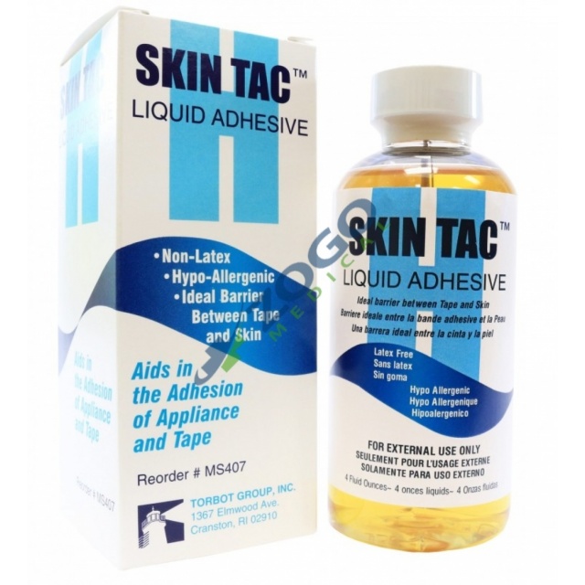 Skintac 407W Adhesive Liquid 4 oz Bottle