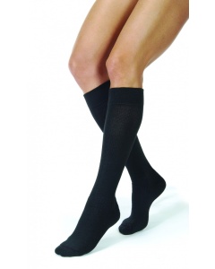 Jobst Activewear Knee High Compression Socks - 15-20 mmHg Black - X-Large Full Calf