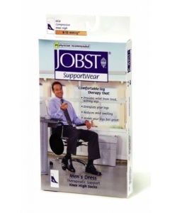 Jobst Mens Dress Knee 8-15 Closed Toe Black XL