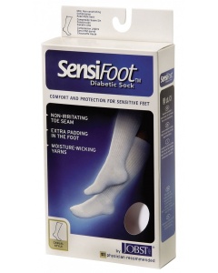 Jobst SensiFoot 8-15 mmHg Knee High Diabetic Socks Black - X-Small