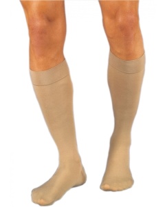 Jobst Relief 30-40 Knee High Closed Toe Stockings Beige Large