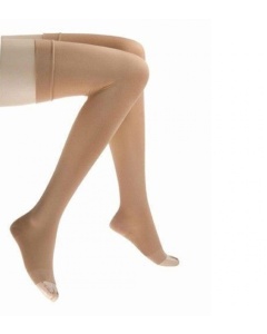 Jobst Relief 20-30 Thigh High Open Toe Beige Stockings - X-Large