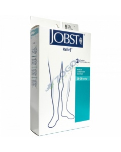 Jobst Relief 20-30 Closed Toe Waist High Compression Pantyhose - Beige - X-Large