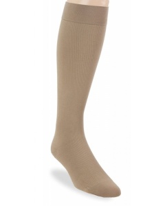 Jobst for Men 30-40 Closed Toe Knee High Compression Socks - Khaki - X-Large