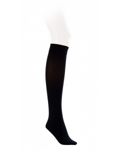 Jobst Opaque 15-20 Closed Toe Knee High Moderate Compression Stockings Classic Black - Medium