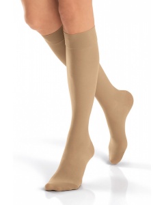 Jobst Ultrasheer 20-30 Knee High Firm Compression Stockings Natural - Large Full Calf