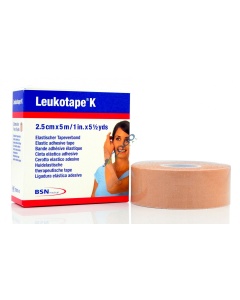 Leukotape K - Therapeutic Kinesiology Tape - 1" x 5.4 Yard Roll