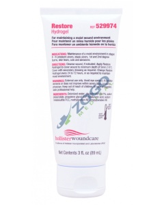 Restore Amorphous Hydrogel Dressing 3 oz Tube