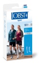Jobst Sport 15-20 Knee High Closed Toe Compression Socks Black/Grey - Small