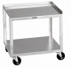 Stainless Steel Mobile Cart - 2 Shelves