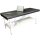 Treatment Table with Face cut out & Storage Shelf & Matching Pillow