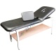Adjustable Treatment Table with Face cut out & Storage Shelf & Matching Pillow